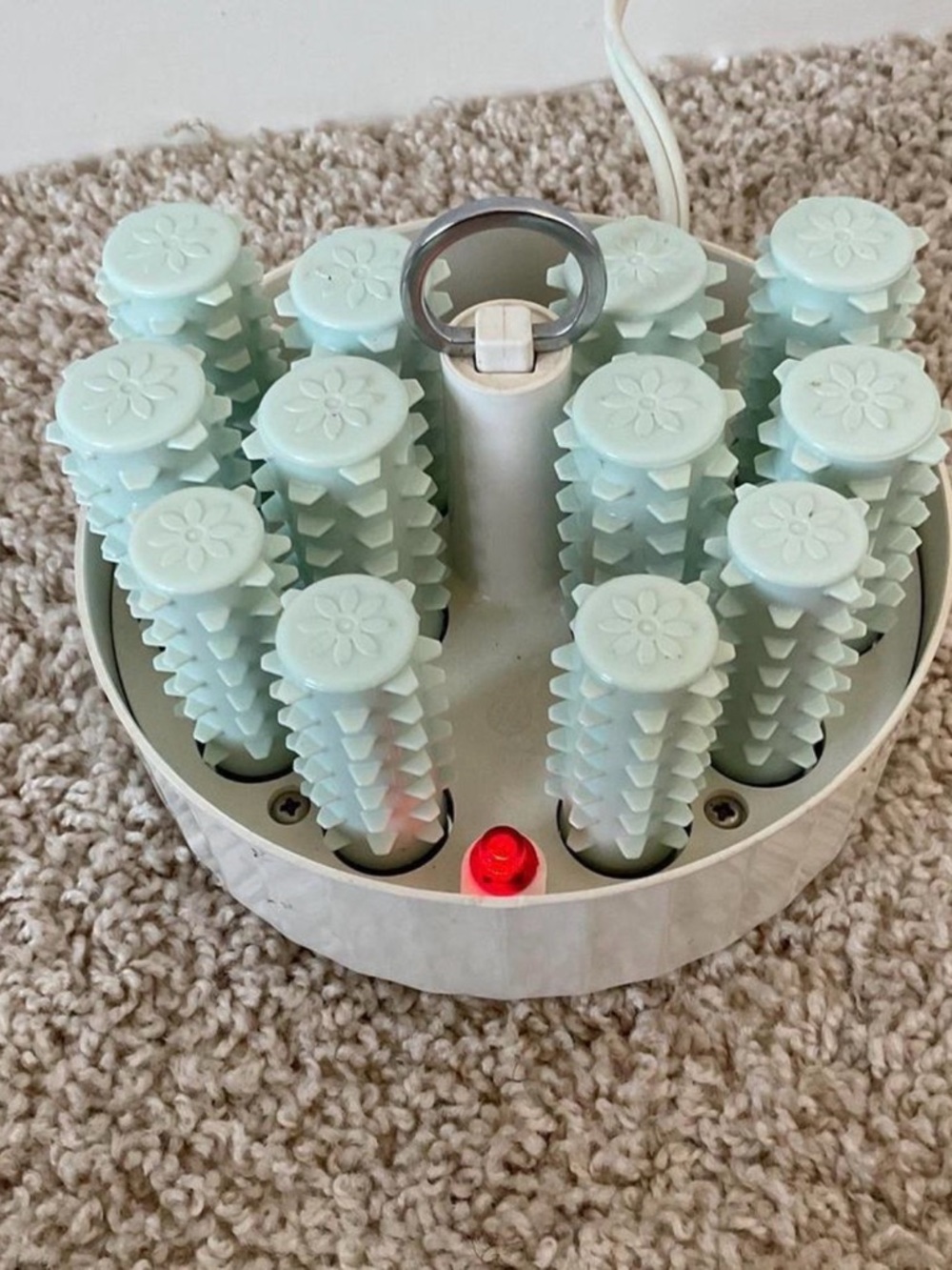 Vintage Italian 60s Hot Roller/Curler Set With Case - Picture 4 of 5
